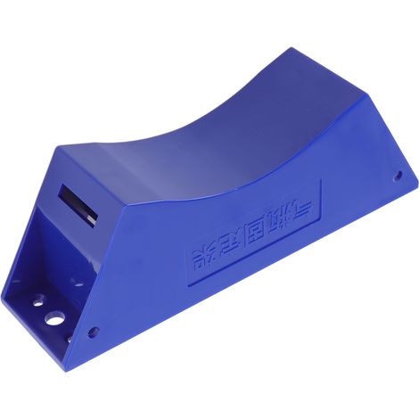 Support de bouteille de gaz en plastique, fixation murale avec vis d'expansion et sangle de sécurité bleue