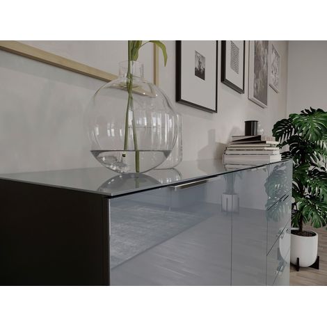 Mömax Sideboard Oakland in Grau/Graphitfarben (1/5)