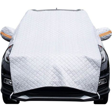 Couverture Pare-Brise Voiture, Bâche Pare Brise Protection Magnétique Couverture Repliable, Universelle pour Voiture Anti Givre (1/4)