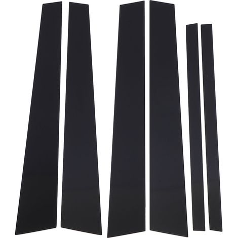 Cache Postes de Porte 6PCS Glossy Noir Style Moderne Installation Facile pour Crown Victoria (1/5)