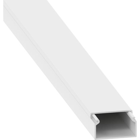 GGK - Moulure électrique blanche 15 x 30 adhésive - Longueur 1,25m (1/5)