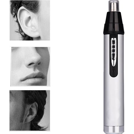 Rasoio 2in1 doppia testina basette taglia peli naso orecchie viso DW-512 (1/4)