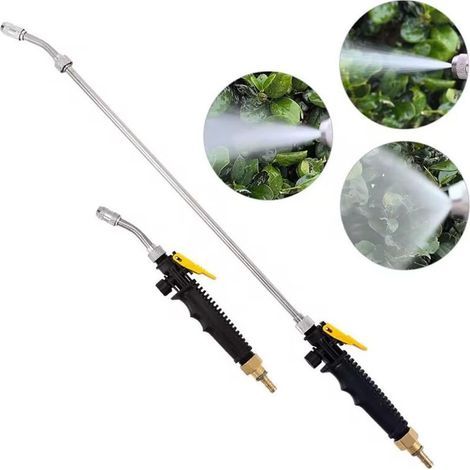 Baguette De Pulvérisation De Rechange Remplacement De La De Pulvérisation, Baguette Et Tuyau En Acier Inoxydable, Tête De Pulvérisation Agricole Universelle Réglable (72cm) (1/4)