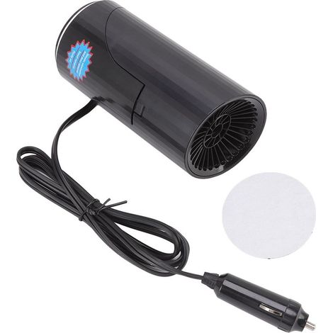 Chauffage de voiture portable avec fonction allume-cigare, chauffage et désembuage, base rotative, fonction désembuage et dégivrage (1/5)
