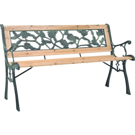 Panca da giardino mobili da giardino per esterni terrazza 122 cm legno 020011215