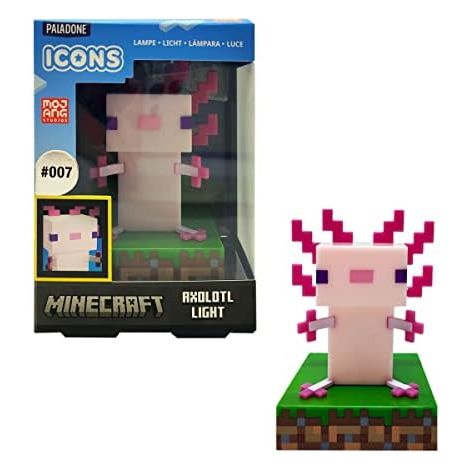 Lampara paladone icon minecraft ajolote (1/5)