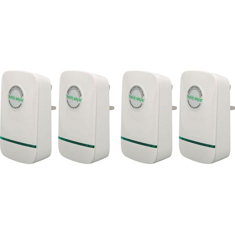Lot de 4 boîtiers économiseurs d'électricité intelligents ignifuges à faible consommation pour maison, prise UK 90-240V (1/5)