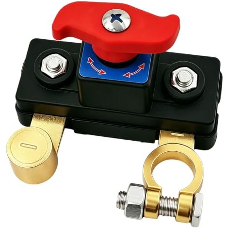 Coupe Circuit Batterie Voiture 12V-24V en Cuivre Pur (1/5)