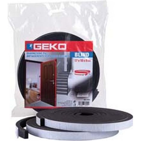 3PZ PARAFREDDO GUARNIZIONE PVC ANTIADERENTE PORTE BLINDATE mm17x10, lungh. mt8