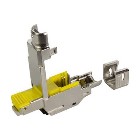 HARTING 20821010020 preLink RJ45 plug, IP20 Cat.6A L-0°
