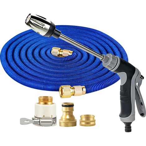 Spruzzatore ad alta pressione portatile per autolavaggio con tubo retrattile da 7,5 m (1/5)
