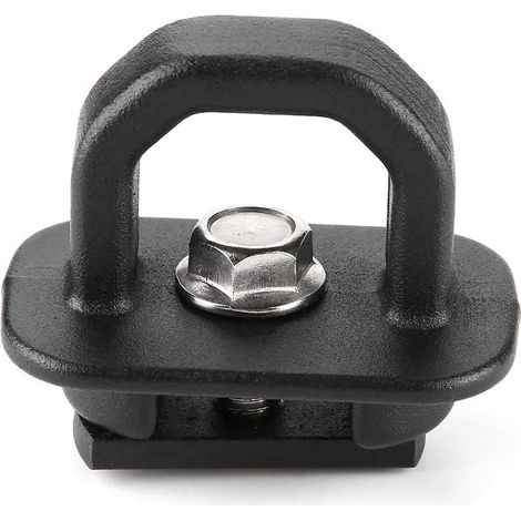 4-Piece Universal Rope Tie-Down Hook for Vans, No Drilling Required, Easy Installation, Lightweight and Portable Aluminum Alloy with Wrench and Adhesive (1/5)