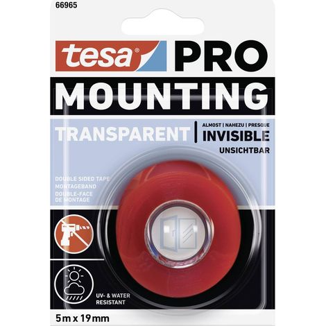 tesa Mounting PRO Transparent 66965-00001-00 Nastro per fissaggio Trasparente (L x L) 5 m x 19 mm 1 pz. (1/5)