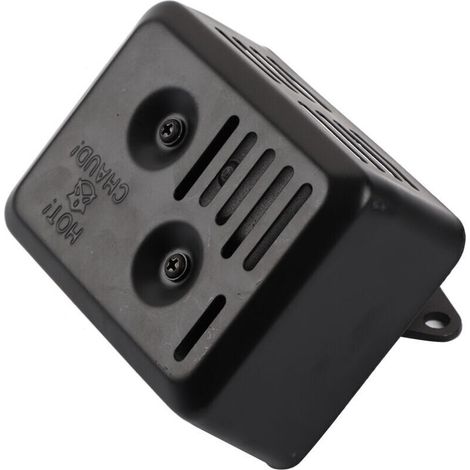 Jeffergarden Système de silencieux d'échappement avec bouclier thermique pour GX120 GX160 GX200 5,5 HP 6,5 HP