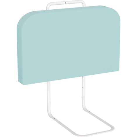 SWANEW Barriere per Letto per bambini Barriera di Sicurezza Morbida regolabili in altezza Barriera Paracolpi In Schiuma 50 cm Verde (1/5)