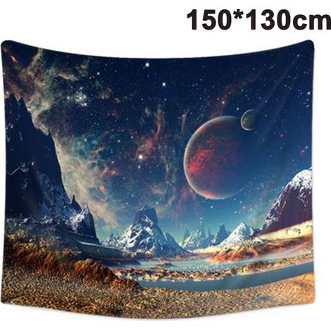 Tapisserie murale 3D florale, motif forêt réaliste, décoration intérieure, imprimé arbre. (1/4)