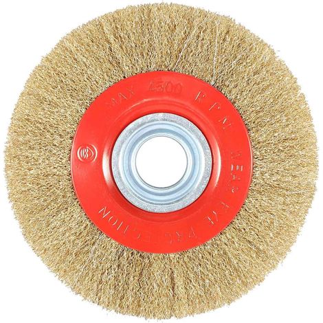 1 pz. 8 pollici in acciaio inossidabile anello adattatore per spazzola piatta per lucidatura smerigliatrice da banco (1/4)