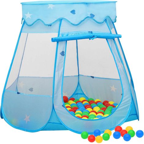 Tente de jeu pour enfants,Tente de fête,Tente de réception Bleu 102x102x82 cm XZZ82723 (1/5)