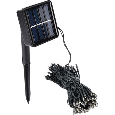 Guirlande lumineuse féérique, petite guirlande solaire étanche pour sapin de Noël, jardin, terrasse, mariage, fête - Lumière chaude (1/5)