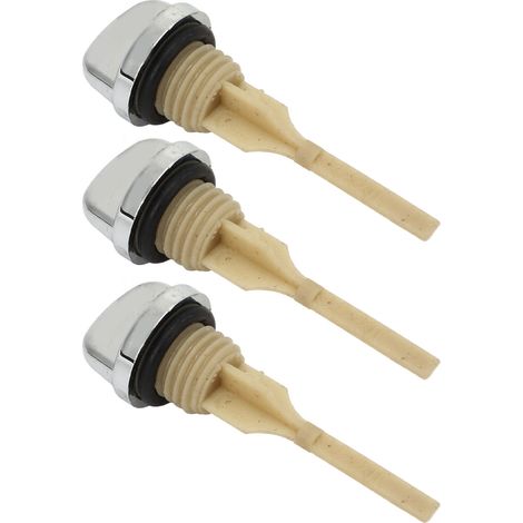 Jauge d'huile moteur en acier, outil de remplacement pour moto cross et pit bike Lifan 50cc-160cc, kit de 3 pièces, compatible YX, contrôle de niveau fiable. (1/5)