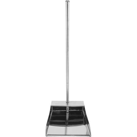Pelle à Poussière Acier Inoxydable avec Manche Long Ramasse Débris Pratique pour Intérieur et Extérieur pour Maison et Bureau (1/5)