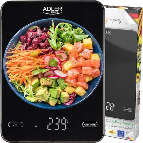 BÁSCULA DE COCINA ADLER AD3177b NEGRO (1/5)