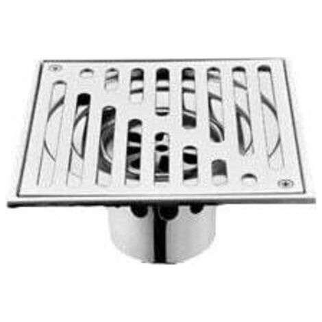 150x150mm Stainless Steel Floor Drain Anti-Odor Square Bathroom Waste Gate Shower Drainer with Large Caliber (1/4)
