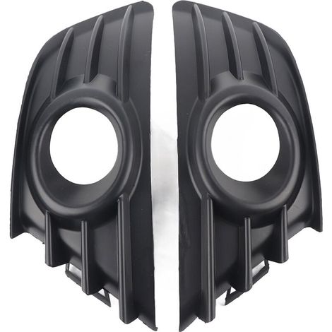 Paire de pare-chocs avant antibrouillard calandre garniture couleur noire convient pour Citroen C4 2004-2008 (1/4)