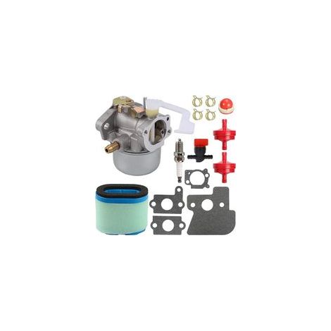carburateur pour moteurs Briggs & Stratton 698055 690152 694203 121602 121607 121612, avec 697029 690610 Joints de filtre à air Filtre à carburant (1/5)