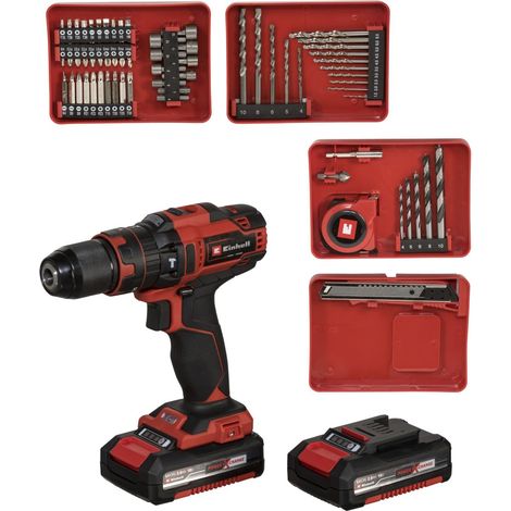Einhell TE-CD 18/40 Li-i Taladro atornillador inalámbrico negro y rojo (1/5)