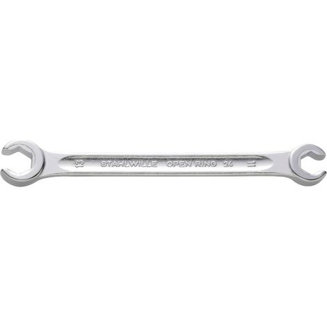 Stahlwille 41081214 24 12 X 14 Clé polygonale double ouverte Ouverture de clé (métrique) 12 - 14 mm