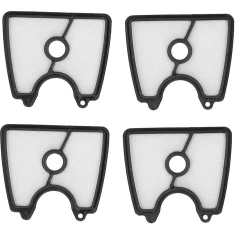 4-teiliger, robuster Kunststoff-Luftfilter für Husqvarna 125B, 125BVX und 125BX – kompatibel und langlebig