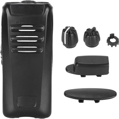 Boîtier de remplacement professionnel pour talkie-walkie KENWOOD NX340 NX240, coque avant de protection, housse de couverture robuste. (1/5)