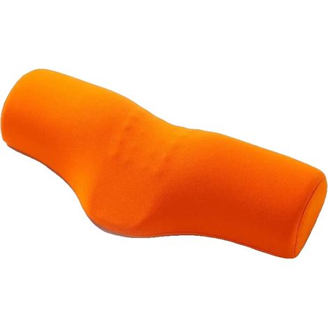 Orthopädisches Gedächtnisschaumkissen, zervikale Unterstützung, atmungsaktives Design, Orange, 50x21x9cm-c (1/2)