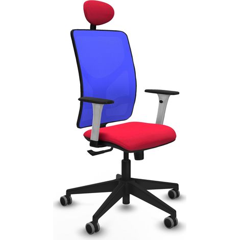Chaise de bureau piqueras y crespo Motilla blanc soutien lombaire (1/2)