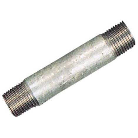 10 x TRONCHETTO ZINCATO 2 FILETTI 532 D   1X10 CM
