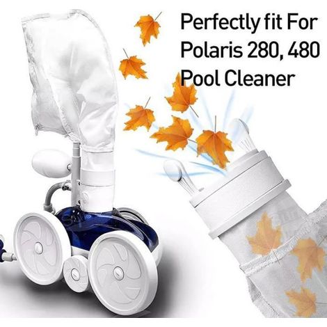 Sac à filtre pour piscine Polaris 280 480 - - Blanc - Haute qualité et facile à nettoyer (1/4)