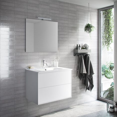 Composizione 4 pezzi AGO bianco opaco