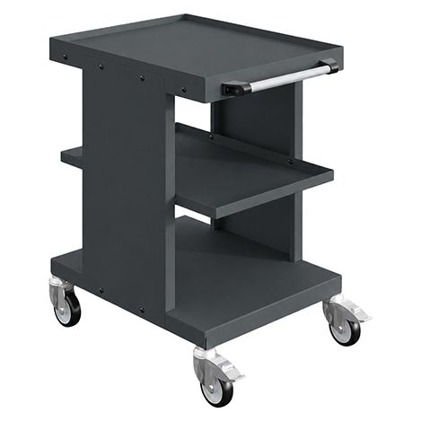 Werkstattwagen anthrazitgrau - 2 Platten - Tragkraft 150 kg - W020070021-GA (1/5)