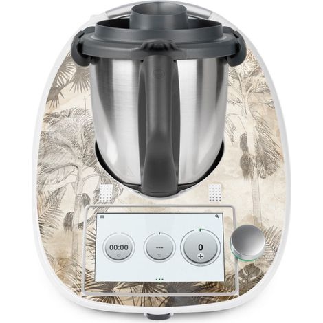 Stickers Thermomix TM6 - Forêt Tropicale - Adhésif MAT (1/2)