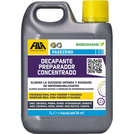 Fasezero: Decapante Preparador Concentrado para Superficies / 1 L / Detergente