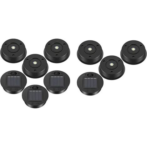 10 PièCes de Rechange pour Lampes Solaires, Lanterne Solaire à LED, Couvercle Panneau Suspension ExtéRieure ODIPIE (1/4)