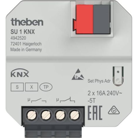 Actionneur commutation 1canal KNX THEBEN 4942520