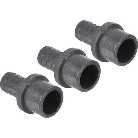 UPVC Réducteur Tuyau Raccord 25mm OD 17mm Barbelé, 3 Paquet Droit Accouplement Adaptateur Connecteur, Gris (1/5)