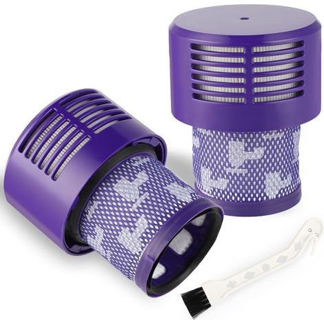 Lot de 2 filtres lavables pour Dyson V10 SV12, compatibles Cyclone V10 Absolute, Animal, Motorhead, Total Clean – Remplace 969082-01 – Non compatible V10 Slim (1/5)