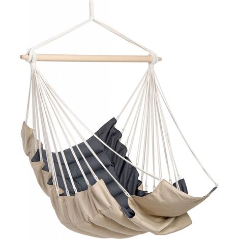 Amazonas Hängesessel California Sand, grau/beige (1/5)