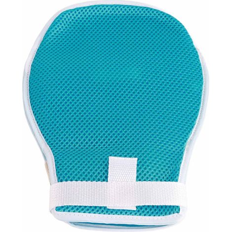 Gants de contention anti-griffures pour personnes âgées, respirants, avec ceinture de contention intégrée. (1/5)