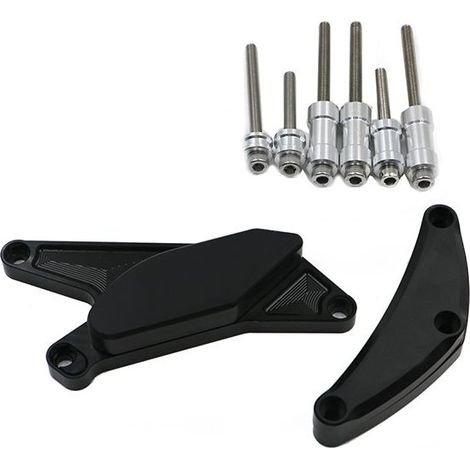 HOUSSE DE SELLE compatible avec les motos de marque Kawasaki KX 125 03-07, KX 250 03-07 - TOP BLACK- SIDE GREEN (M214-2BG)