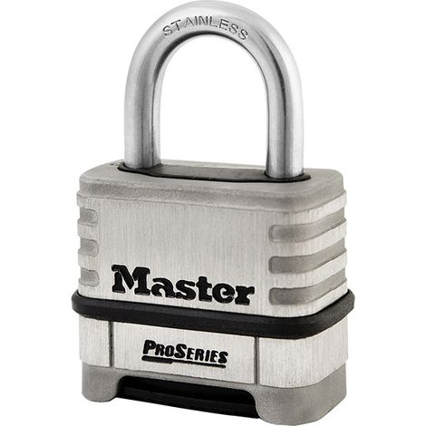 Master Lock 1174D ProSeries Stainless Steel 4-Digit 57mm Padlock MLK1174D (1/3)