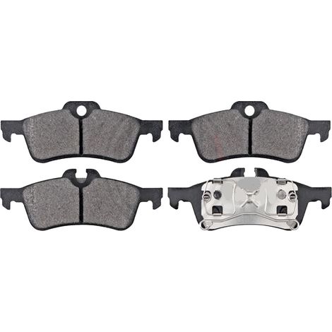 KIT PASTIGLIE FRENO POSTERIORI compatibile con MINI CABRIOLET (R52) / PASTIGLIE FRENANTI AUTO OEM P 06 032, / SOSTITUZIONE DIRETTA / BASSA POLVERE / SILENZIOSO (1/4)